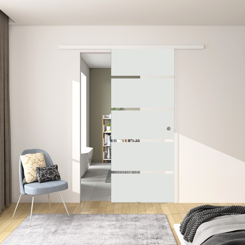Porta scorrevole interna - interna, 215cm