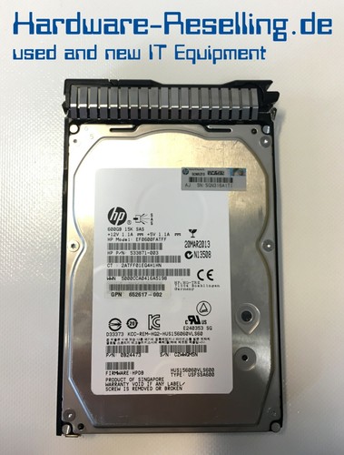 600gb 15k sas hot - hp,