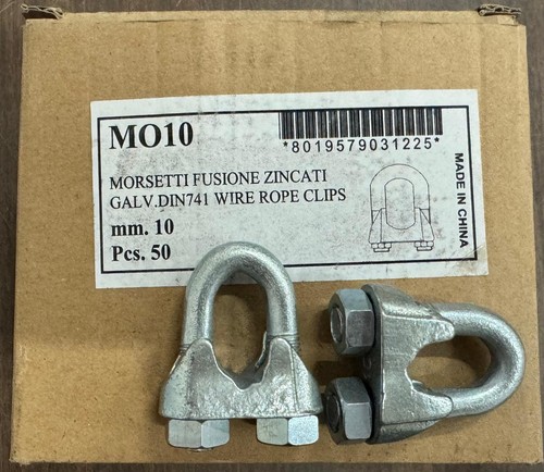 Morsetto cavallotto zincato - morsetto,