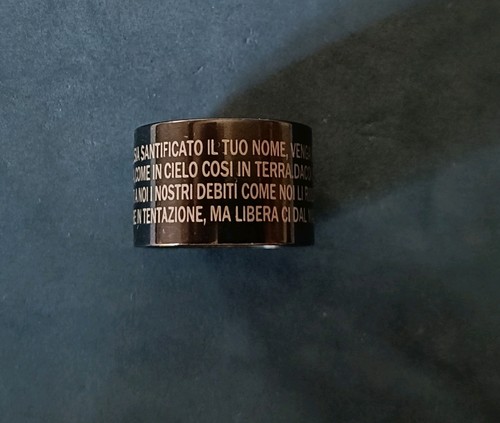 Anello religioso acciaio - anello,