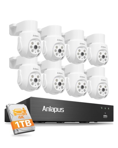 Anlapus 8mp kit telecamera - 4k,