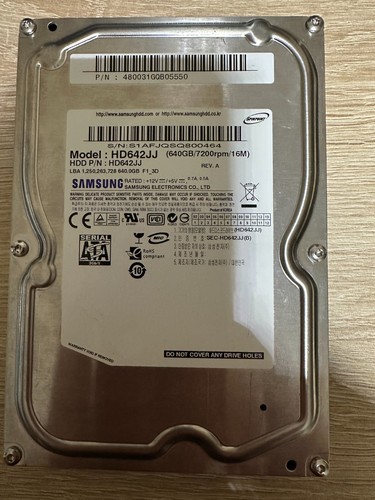 Samsung spinpoint 640gb hdd - spinpoint,