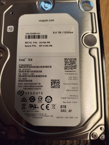 8tb 8000gb sas exos - 3.5",