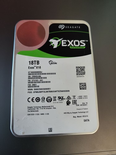 Seagate exos x18 18tb - , sata